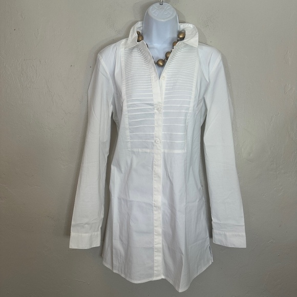 J. Jill Tops - J Jill Tux Style Long Shirt Small Gently worn Can be long tunic or minidress
